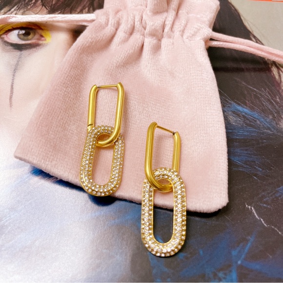 18k Gold Plated Earrings - Picture 2 of 4